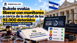Bukele evalúa liberar con monitoreo a cerca de la mitad de los 92.000 detenidos del régimen de excepción