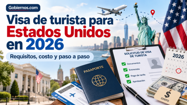 Visa de turista para Estados Unidos en 2026: requisitos, costo y paso a paso